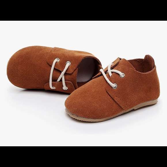 Gender Neutral Baby Moccasins - Picture 1 of 4